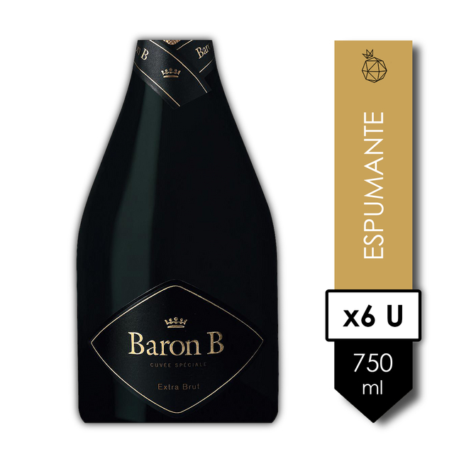 Baron B Extra Brut X 6u . Espumante . 750ml