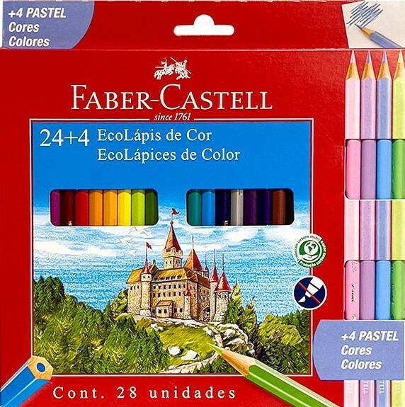 COLORES CARAS Y COLORES FABER-CASTELL X24