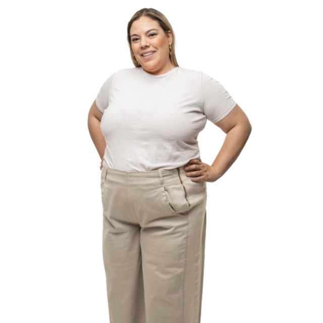 Camiseta Feminina Plus Size De Algodão Seja O Seu Padrão De Beleza