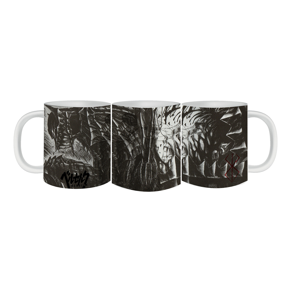 Caneca Especial Anime Berserk Guts Ml Porcelana Premium