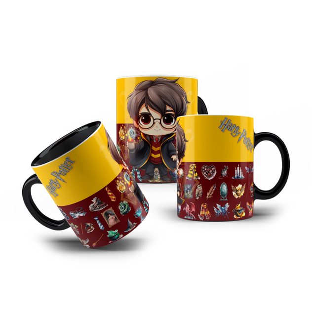 Caneca Feitiços Harry  Elo7 Produtos Especiais