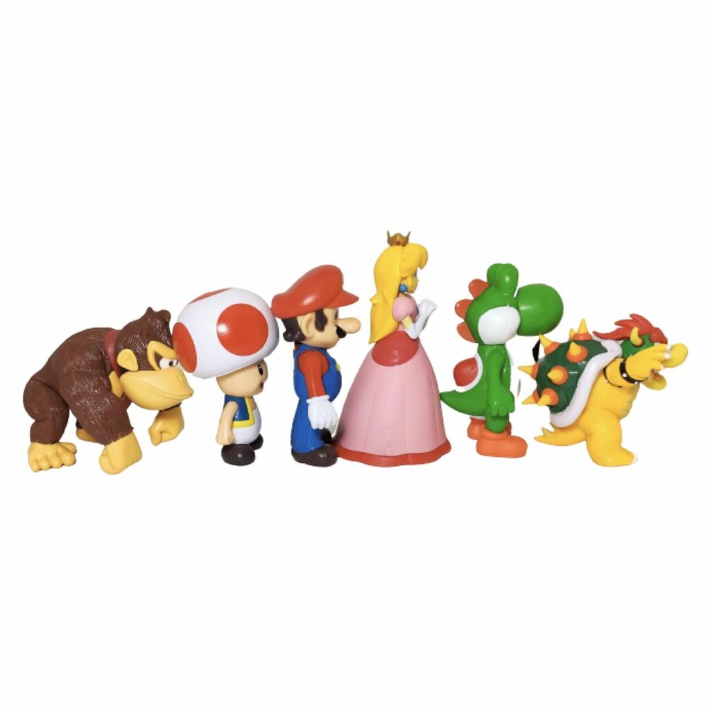 Set de 6 Figuras de Super Mario Bros Increíble Colección Bowser