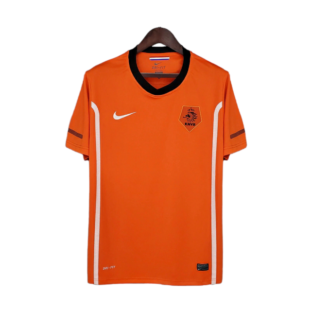 Camisa Holanda Home 2008 Masculina Torcedor Nike - Laranja