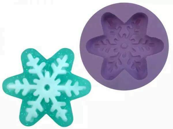 Molde De Silicone Floco De Neve Mod Ib S