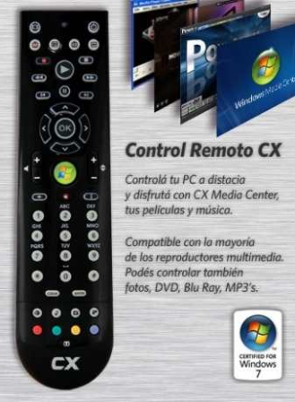 CONTROL REMOTO CX MULTIMEDIA CENTER USB