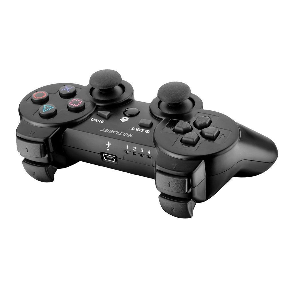 Controle Multilaser 3 Em 1 Dual Shock JS072 Preto