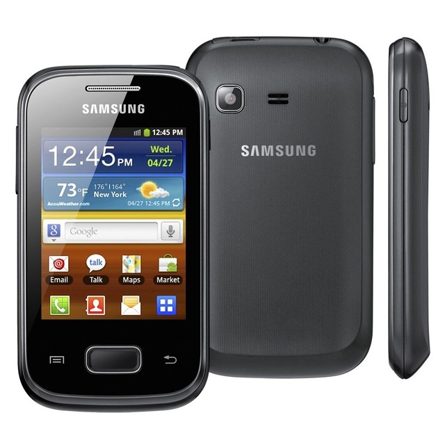 Celular Samsung Galaxy Pocket Duos PRETO GT-S5302 com Android 2.3, Wi-Fi,  3G, GPS, Câmera