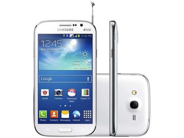 SMARTPHONE GALAXY GRAN DUOS NEO TV GT I9063T BRANCO 8GB DUAL 3G 5MP TELA 5