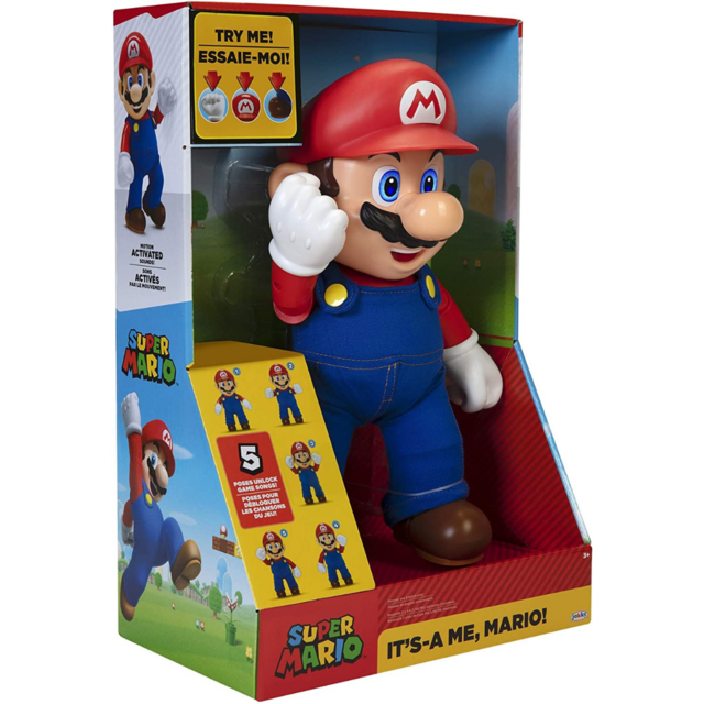 SUPER MARIO It S A Me Mario Collectible Action Figure Talking