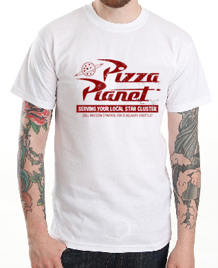 Playera Planet Pizza Toy Story - Comprar en Jinx