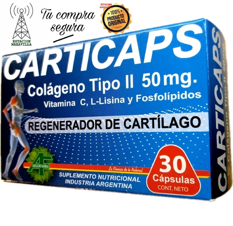 Carticaps Regenerador De Cartilago Col Geno Tipo Ii