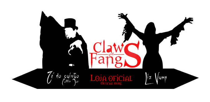Claws And Fangs - Produtos  oficiais  do Zé do Caixão e  da Liz Vamp