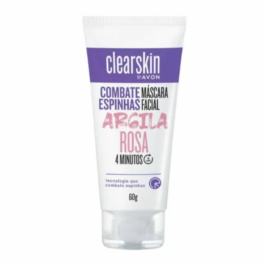 Máscara Facial Argila Rosa Clearskin Avon