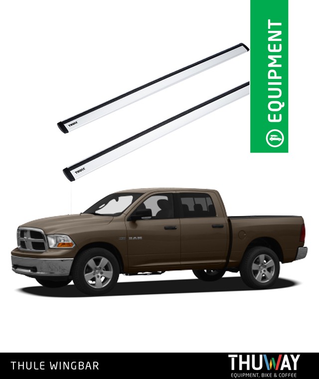 Barras Portaequipaje Thule Wingbar Dodge Ram Techo Plano Thuway