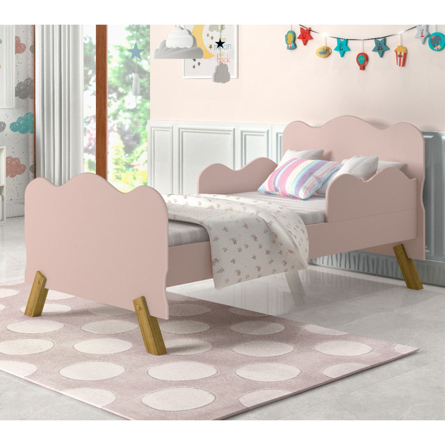 Cama Infantil Mini Cama Boneca Barbie Com Colchão em Promoção na