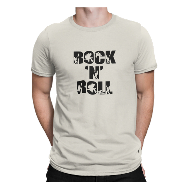 Camiseta Unissex Masculina Rock On And Roll Mão Hand Metal Music