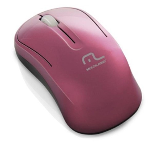 Mouse Multilaser Classic MO304 | Rosa