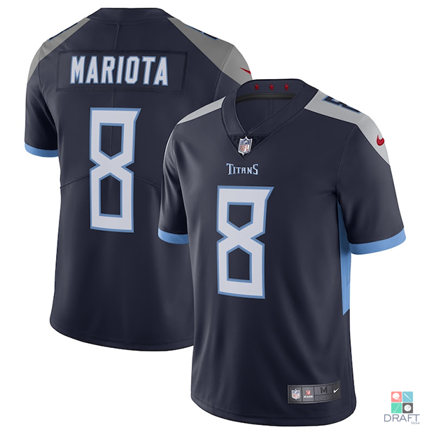 Tennessee TITANS Marcus Mariota #8 Medium Dri-Fit Shirt NFL PLAYERS TEAM  APPAREL