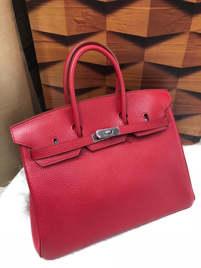 red birkin bolsa price