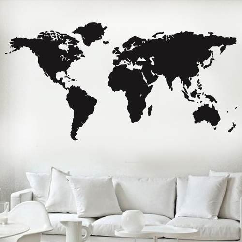 Vinilos Decorativos Mapa Mundo Mapamundi Planisferio X Sexiezpix Web Porn 2438