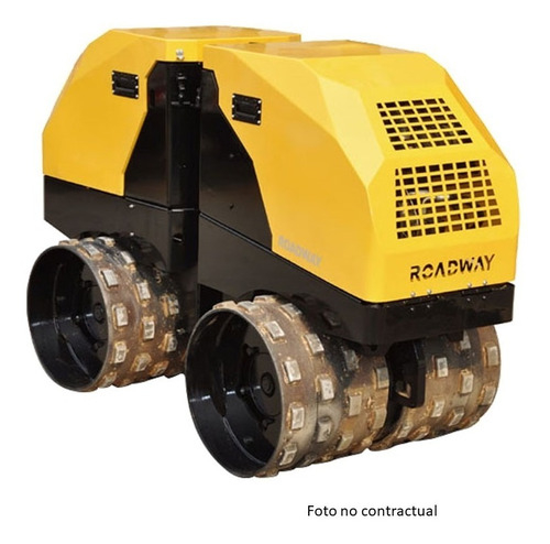 Rodillo Compactador Doble Roadway Pata De Cabra Con Remoto