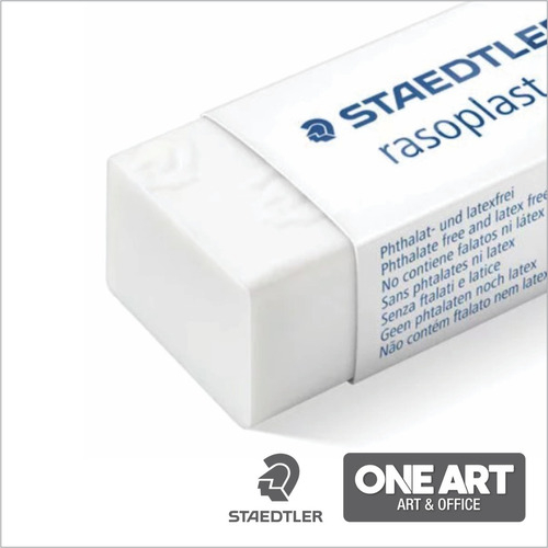 Goma De Borrar Lapiz Staedtler Rasoplast Blanca X Unid