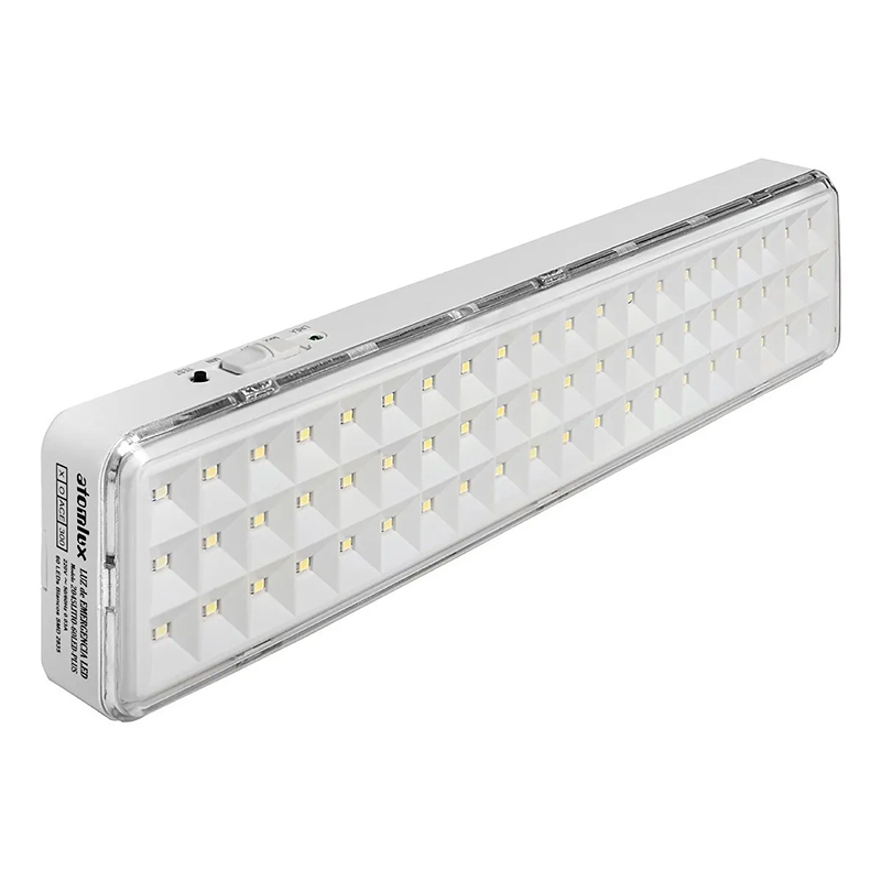 Luz Emergencia Atomlux 2020 LED Litio 10 5 Hrs 60 Leds Blancos De