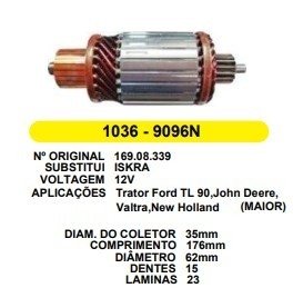 Induzido Mp V Trator Ford Tl John Deere Valtra New Holland