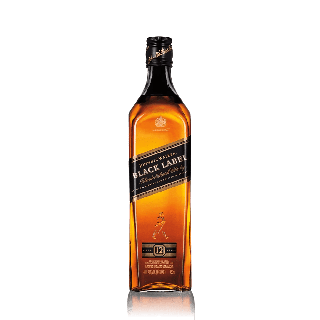 JOHNNIE WALKER BLACK LABEL SCOTCH WHISKY BLEND