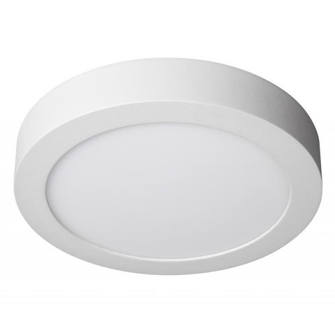 Panel Plafon Led W Aplicar Exterior Redondo Blanco