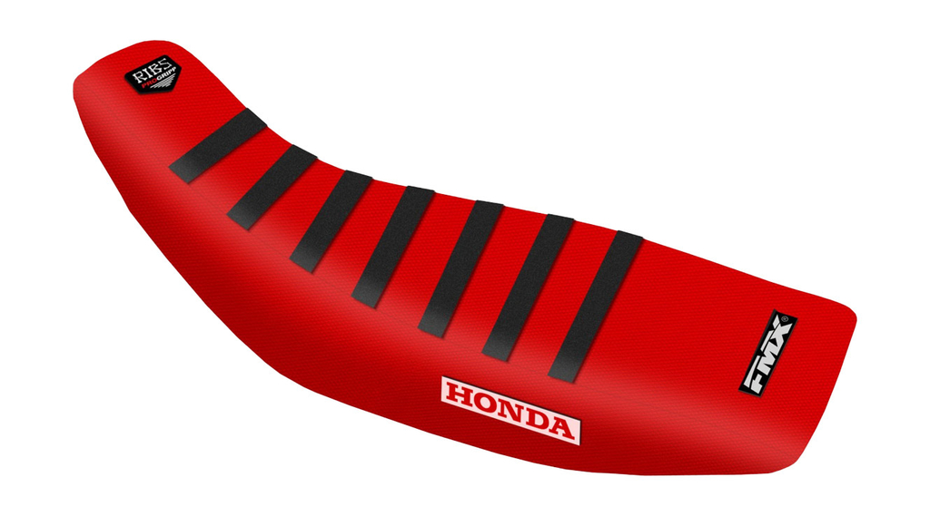 Funda Asiento Honda Xr 250 Tornado Fmx Rojo Ribs Negros