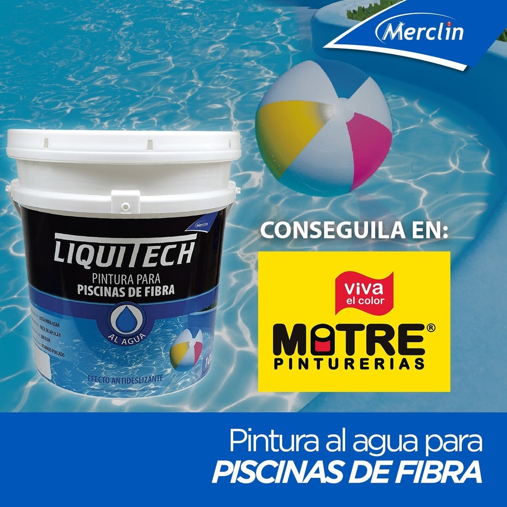 Liquitech Pintura Para Pileta De Fibra