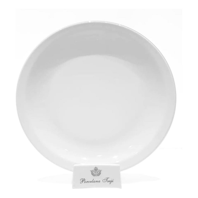 Bowl Ensaladera Grande Porcelana Blanca Vajilla Tsuji