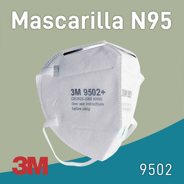tono estudio músculo 3M - Mascarilla 9502 - N95