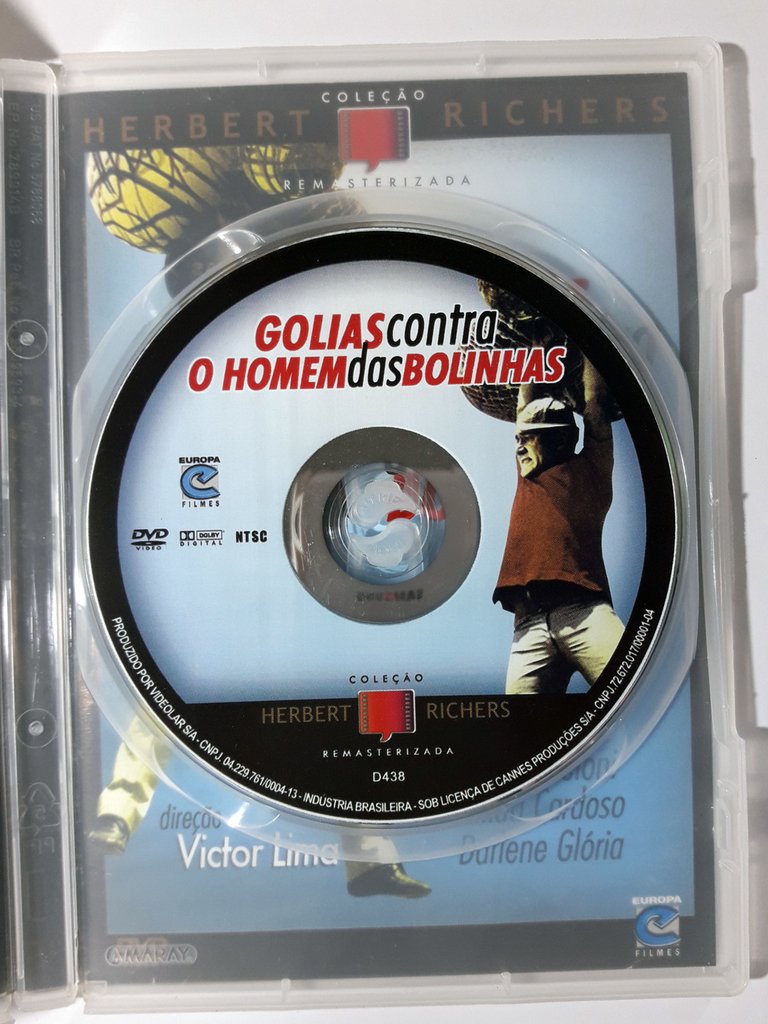 Dvd Golias Contra O Homem Das Bolinhas 1969 Ronald Golias Original