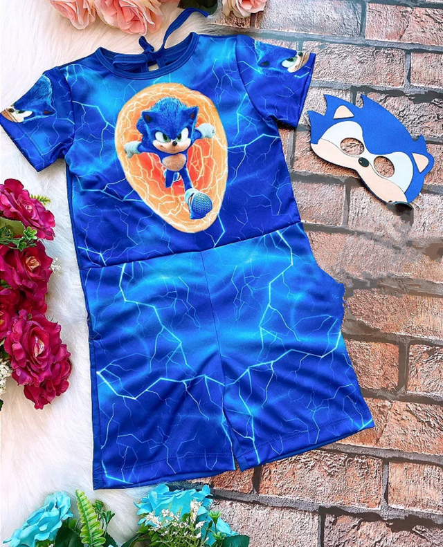 Fantasia Sonic the Hedgehog para meninas, fantasia oficial do