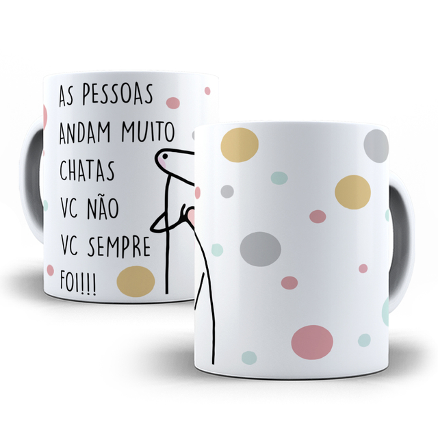 Xícara Caneca Flork Meme Frases Divertidas Debochadas!