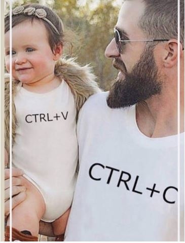 camiseta tal pai tal filho ctrl c ctrl v