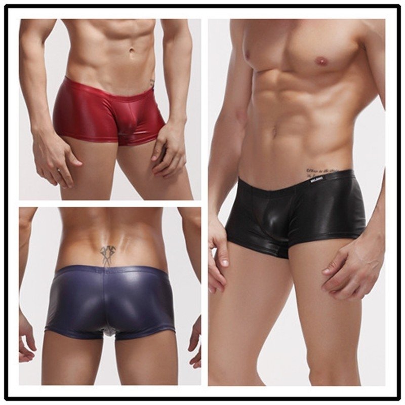 Cueca Importada Boxer Couro Mundo Das Cuecas