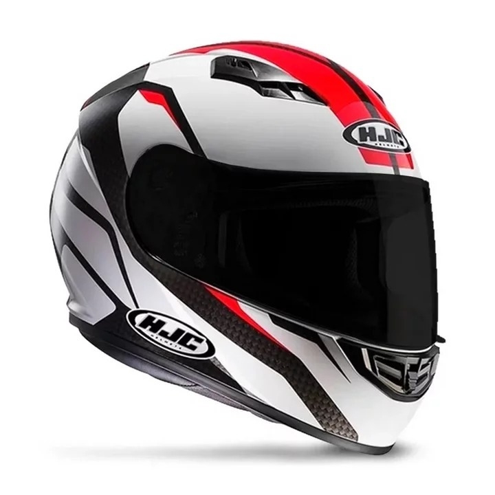 Capacete Hjc Cs Sebka Vermelho Branco