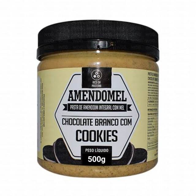 Amendomel Chocolate Branco Cookies G Thiani Alimentos