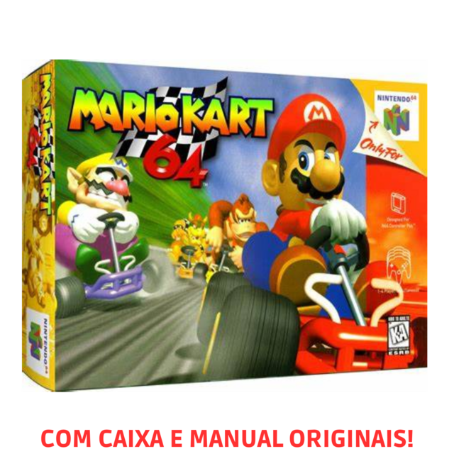 Jogo Mario Kart 64 - N64 - Sebo dos Games - 10 anos!