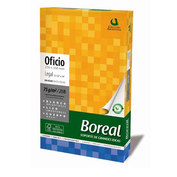 RESMA BOREAL OFICIO 75GR Comprar En LiberArte