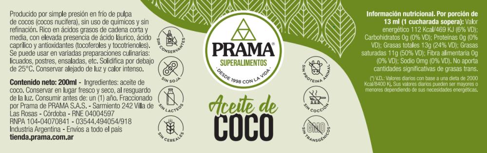 Aceite de Coco Comestible