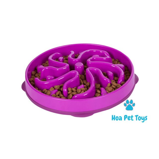 Comedouro Interativo Pet Games Pet Fit Lento - roxo