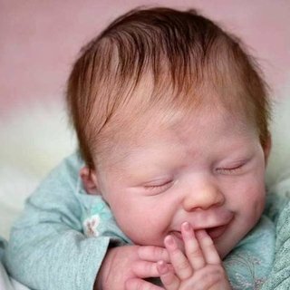 Bebê Reborn Menino Recém Nascido Cabelo Fio a Fio