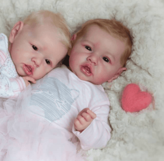 Bebê Reborn Realista Gêmeos