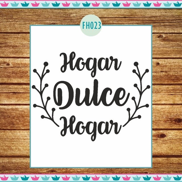 Hogar Dulce Hogar Comprar En Barquito De Papel