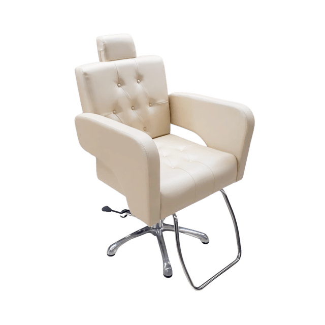 Poltrona Cadeira Fixa De Salão De Beleza Cabeleireiro Sofa