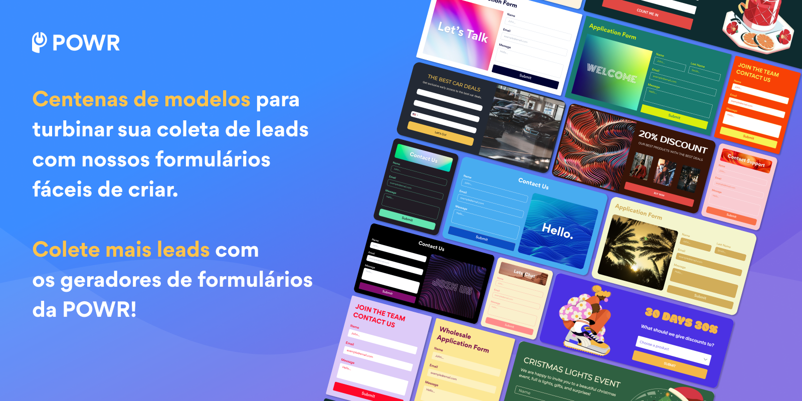 POWR Forms | Criador de Formulários